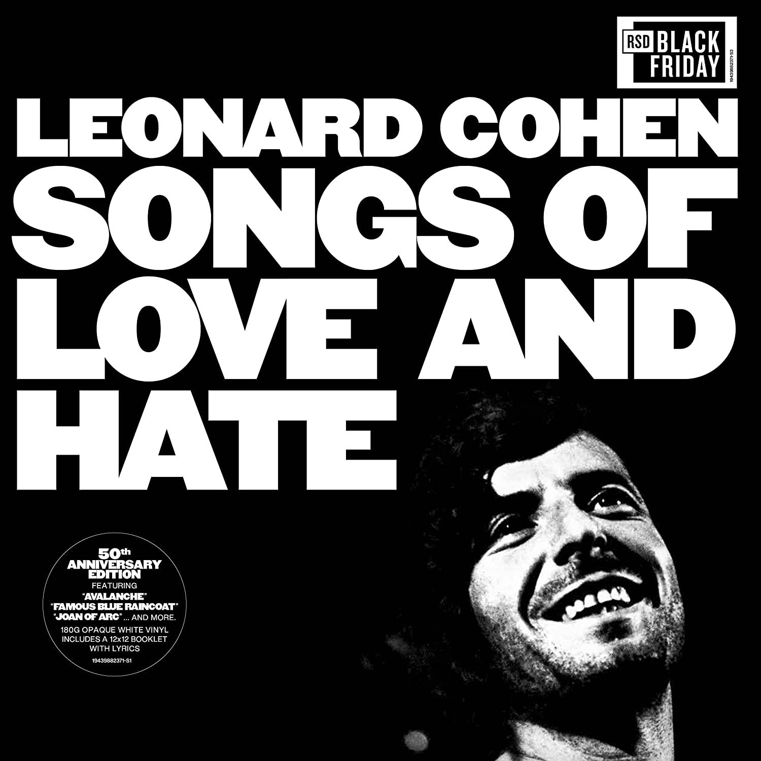 Songs Of Love And Hate (OPAQUE WHITE Vinyl) 