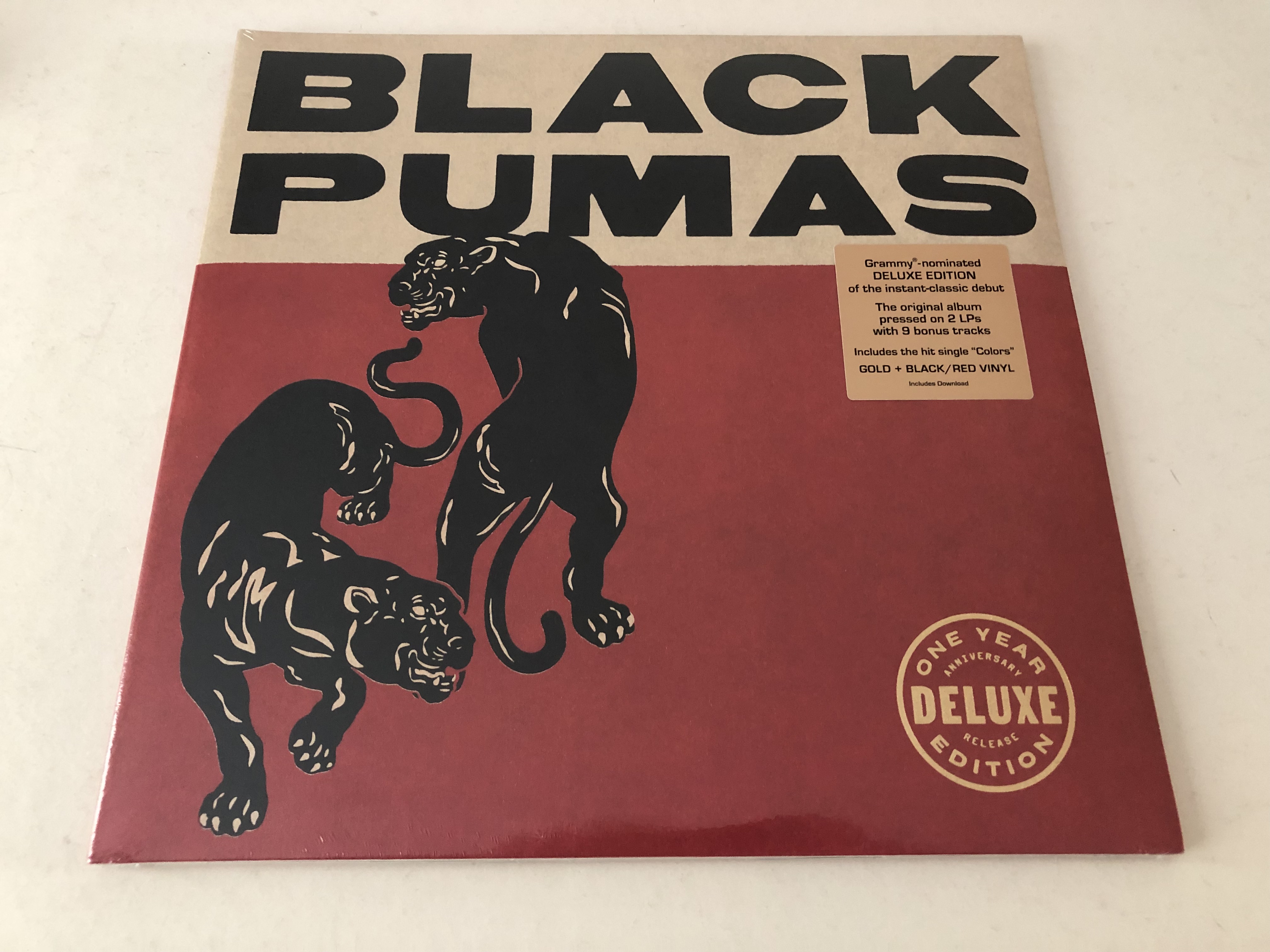 Black Pumas - Premium Edition (GOLD + BLACK / RED Vinyl)