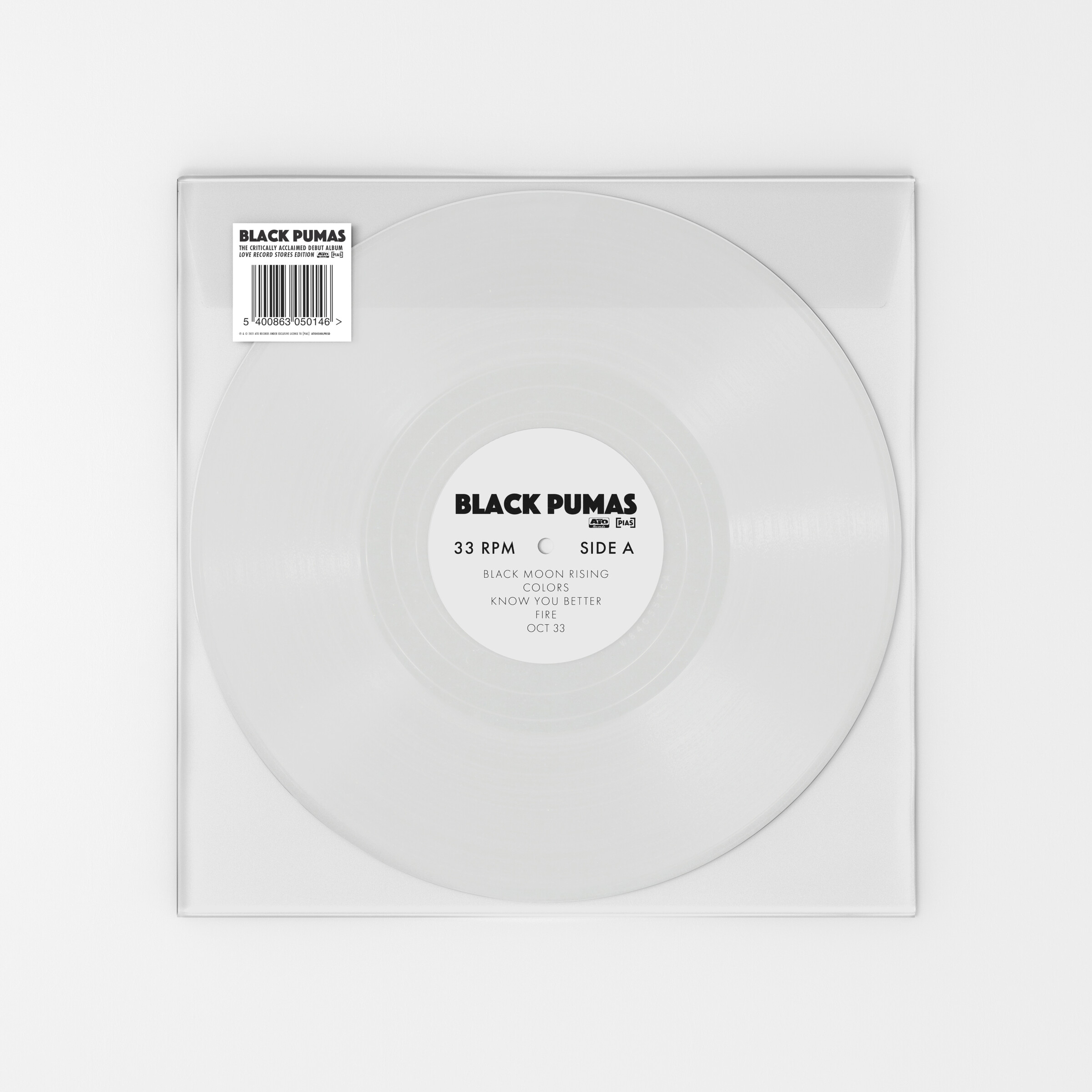 Black Pumas (CLEAR Vinyl)
